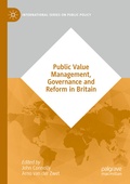 Cover: Public Value Management, Governance and Reform in Britain - Palgrave Macmillan