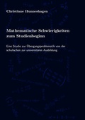 Cover: Mathematische Schwierigkeiten zum Studienbeginn - Franzbecker