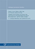 Cover: Aufgaben und Verh&auml;ltnis von Verein, Amt und Gericht im Vormundschaftsrecht und im Betreuungsrecht - gestern, heute, morgen - Universit&auml;tsverlag G&ouml;ttingen