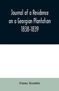 Cover: Journal of a Residence on a Georgian Plantation - ALPHA EDITION