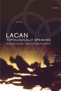 Cover: Lacan: Topologically Speaking - Other Press Professional