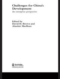 Enlarge image Cover: Challenges for China's Development - Routledge
