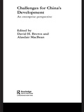 Cover: Challenges for China's Development - Routledge