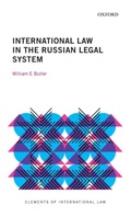 Cover: International Law in the Russian Legal System - Oxford University Press