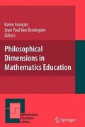 Cover: Philosophical Dimensions in Mathematics Education - Springer