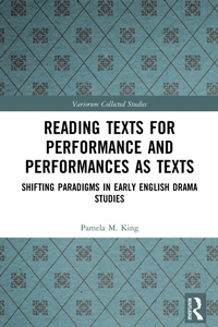 Enlarge image Cover: Reading Texts for Performance and Performances as Texts - Routledge