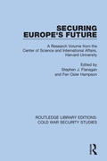 Cover: Securing Europe's Future - Routledge