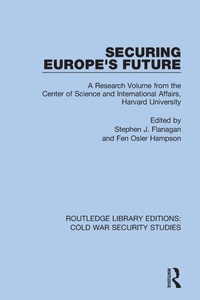 Enlarge image Cover: Securing Europe's Future - Routledge