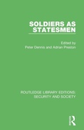 Cover: Soldiers as Statesmen - Routledge