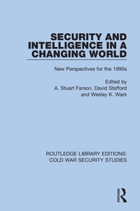 Abbildung von: Security and Intelligence in a Changing World - Routledge