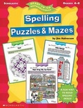 Cover: Spelling Puzzles & Mazes (4-8) - Teaching Resources