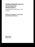 Cover: Political Disaffection in Contemporary Democracies - Routledge