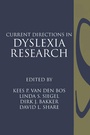 Cover: Current Directions in Dyslexia Research - Taylor & Francis