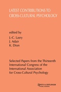 Cover: Latest Contributions to Cross-cultural Psychology - Routledge