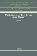 Cover: Photobiology Of Low-Power Lase - Routledge