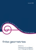 Cover: Finite Geometries - CRC Press