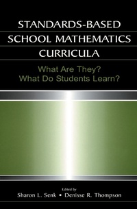 Enlarge image Cover: Standards-based School Mathematics Curricula - Routledge