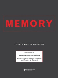 Enlarge image Cover: Memory Editing Mechanisms - Taylor & Francis