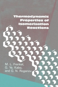 Abbildung von: Thermodynamic Properties Of Isomerization Reactions - CRC Press