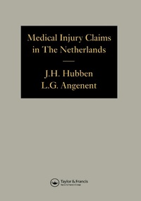 Abbildung von: Medical Injury Claims in the Netherlands 1980-1990 - CRC Press