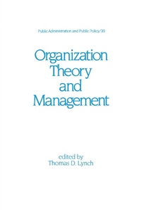 Abbildung von: Organization Theory and Management - Routledge
