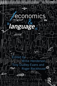 Enlarge image Cover: Economics and Language - Routledge