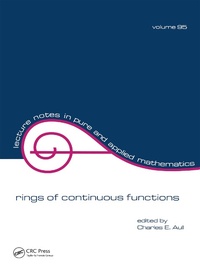 Abbildung von: Rings of Continuous Function - CRC Press
