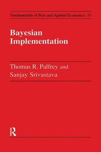 Enlarge image Cover: Bayesian Implementation - CRC Press