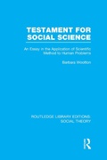 Cover: Testament for Social Science (RLE Social Theory) - Routledge