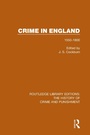 Cover: Crime in England - Routledge