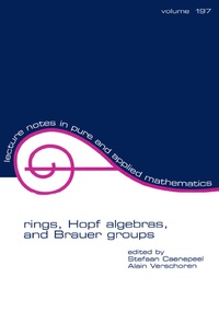 Abbildung von: Rings, Hopf Algebras, and Brauer Groups - CRC Press