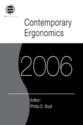 Cover: Contemporary Ergonomics 2006 - Taylor & Francis