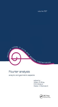 Abbildung von: Fourier Analysis - CRC Press