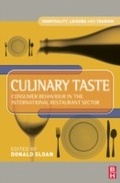 Cover: Culinary Taste - Routledge