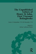 Cover: The Unpublished Letters of Henry St John, First Viscount Bolingbroke Vol 4 - Routledge