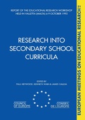 Cover: Research into Secondary School Curricula - CRC Press