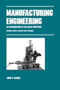 Cover: Manufacturing Engineering - CRC Press