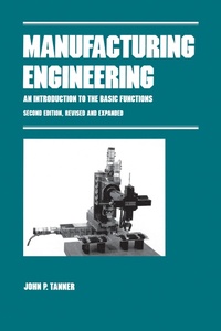 Enlarge image Cover: Manufacturing Engineering - CRC Press