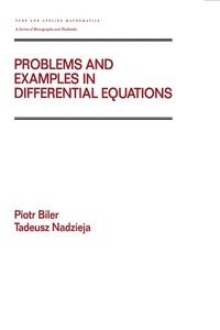 Abbildung von: Problems and Examples in Differential Equations - CRC Press