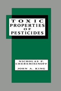 Abbildung von: Toxic Properties of Pesticides - CRC Press