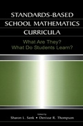 Cover: Standards-based School Mathematics Curricula - Routledge