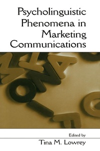 Abbildung von: Psycholinguistic Phenomena in Marketing Communications - Taylor & Francis