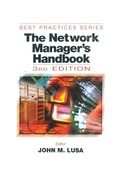 Cover: The Network Manager's Handbook, Third Edition - Auerbach