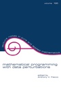 Cover: Mathematical Programming with Data Perturbations - CRC Press