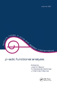 Abbildung von: p-adic Function Analysis - CRC Press