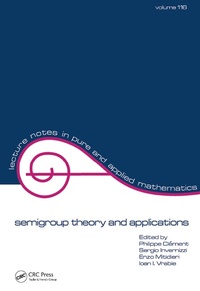 Abbildung von: semigroup theory and applications - CRC Press