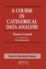 Cover: A Course in Categorical Data Analysis - Chapman & Hall/CRC