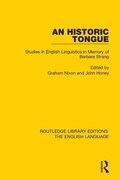 Cover: An Historic Tongue - Routledge