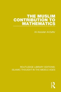 Abbildung von: The Muslim Contribution to Mathematics - Routledge