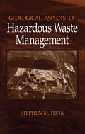 Cover: Geological Aspects of Hazardous Waste Management - CRC Press